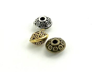 20pcs 6mm Bead Separator, Bead Spacer In Triangular Pattern